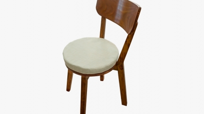 Silla Vintage en Pino con cojín