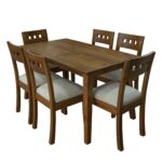 Comedor Pino Radiata: Mesa Vintage 150x90 cm. + 6 Sillas Turquia 3c - Image 3