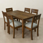 Comedor Pino Radiata: Mesa Vintage 150x90 cm. + 6 Sillas Turquia 3c - Image 2