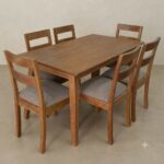 Comedor Tornillo: Mesa Vintage 150x90 cm. + 6 Sillas Paola - Image 2