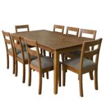 Comedor Tornillo: Mesa Vintage 180x90 cm. + 8 Sillas Paola